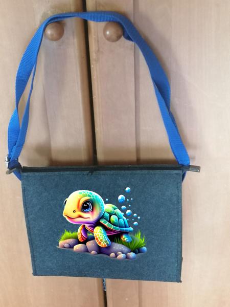 Kinder Filztasche blau